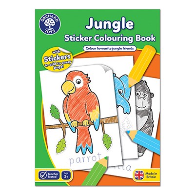 Jungle Sticker Book Orchard Toys (£3.99)